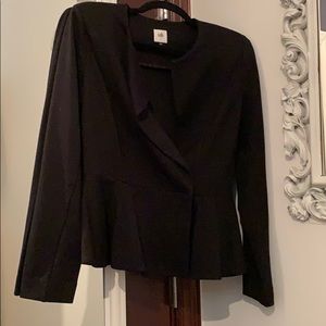 Cabi Black Peplum Suit Jacket Size 8